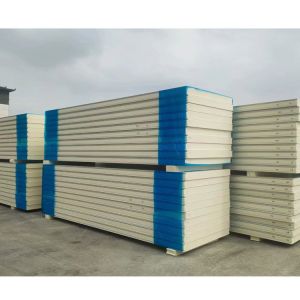 Fire-Resistant 35-40kg/m3 Core Density PU Sandwich Panel with Polyurethane