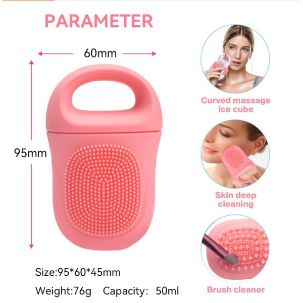 Stocked Ice Face Roller Cube Roller For Face Oil Absorbing Roller Face Cleaning Brush