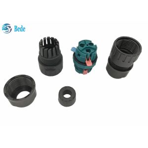 M20 Quick Wiring Water Proof Wire Connector 3 Pins 2 Channel 450V 17.5A ip68