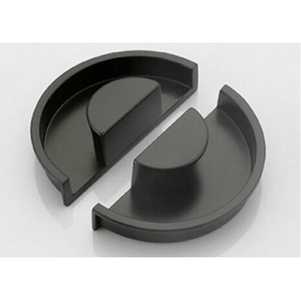 Buy Black Zinc Hardware Pull Handles 90mm Kitchen Cabinet Pulls Good Stability at wholesale prices