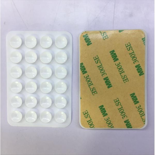 Silicone 24 Anti Slip Silicone Custom Adhesive Suction Cup Pads for Cell Phone Holder
