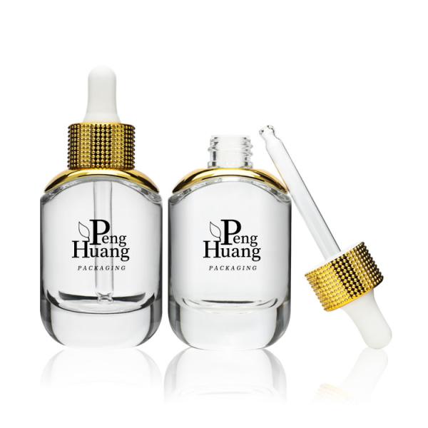 Buy Liquid Serum Dropper Bottles Cosmetic Packing Hot Stamping at wholesale prices