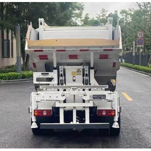 Energy Type Pure Electric Garbage Truck Rechargeable Rear Dumping Waste Side