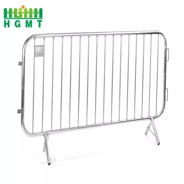 Traffic Road Safety 0.9m Steel Barricade Barrier With Bridge / Flat / V Shape