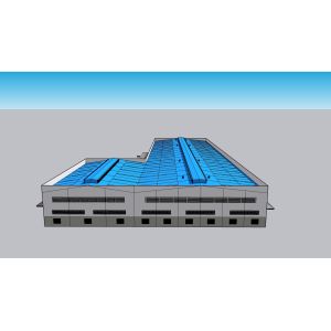 Prefab Steel Beam Column Warehouse Steel Structure Exhibition Hall