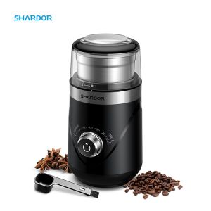 150W Rechargeable Coffee Grinder ABS Timing Knob Removable Bowl Compact Espresso