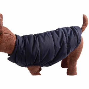 2 Layers Fleece Lined Warm Dog Jacket for Puppy Winter Cold Weather Dog Coat