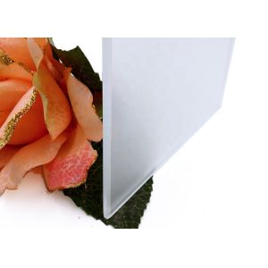 Durable Custom Bathroom Shower Glass , Anti Impact Frosted Shower Glass