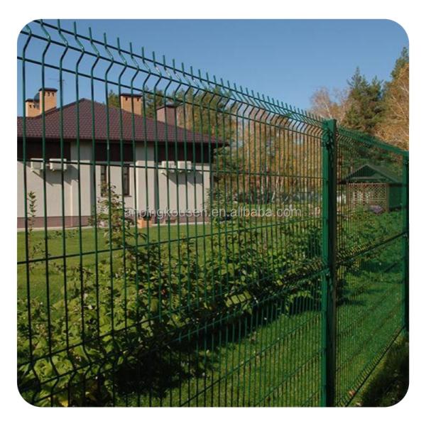 Buy Home Outdoor 3D Curved Welded Wire Mesh Garden Fence for Fence Panel in Metal Material at wholesale prices