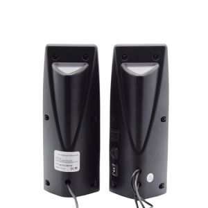 OEM Perfect Sound Wood Mini USB 2.0 CH Gaming PC Speaker with Woofer