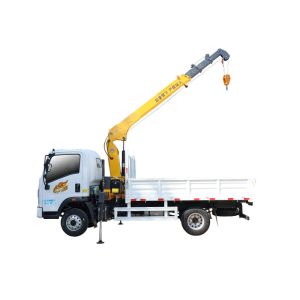 Quality 3.2Tons 4Tons truck crane small crane truck 4x2 cargo truck with crane sales for sale