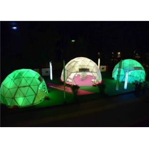 Semi - Permanent 10m Diameter Geodesic Dome Tent Party Steel Structure For