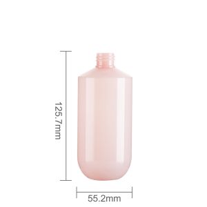 Pink Unique PETG Cosmetic Bottles 200ML Customizable With PP Pump