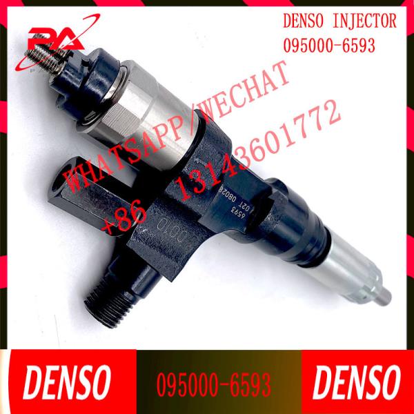 Electric Fuel Injector 095000-6593 For Hino J08e Engine 23670-E0010