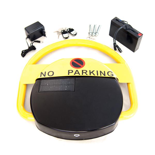 Buy 390mm Rising Car Parking Lock Rechargeable Battery Solar Panel IP65 at wholesale prices