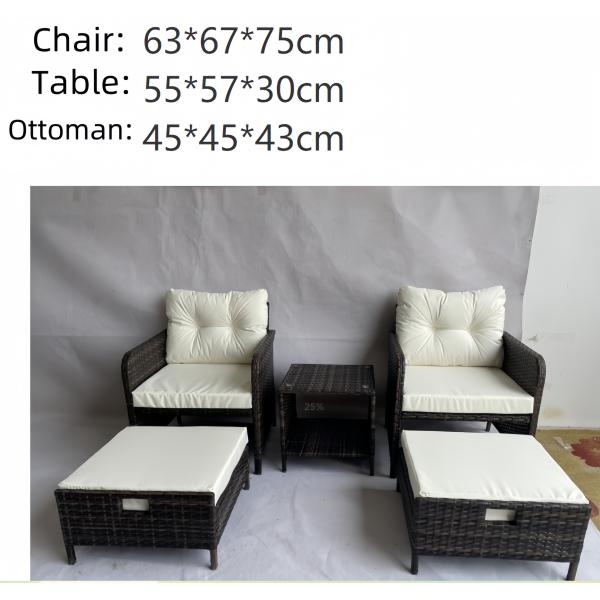 Garden Rattan Outdoor L Shaped Sofa Customized Sizes Patio Furniture Sets Garden Rattan Outdoor L Sofa