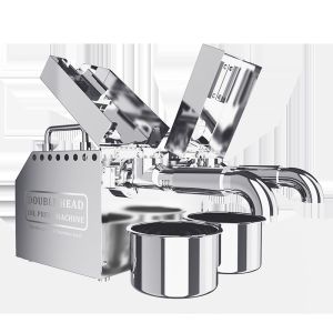 China Double Head Mustard Oil Machine Stainless Steel Presser Automatic on sale