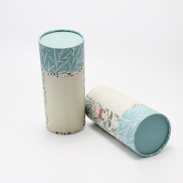 Buy Printing Flower Tea Packaging Box Recyclable Food Paper Cans Packaging at wholesale prices