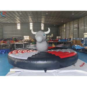 Manufacturer Inflatable Rope Pulling Interactive Challenge Rodeo Bull Riding