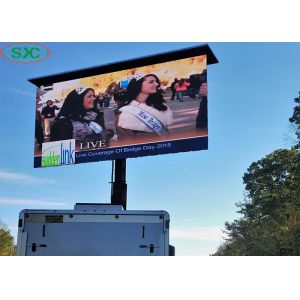Quality Auto up and down outdoor full color P6 LED display on the trailer for car cinema for sale