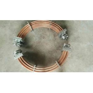 Brass Guide And Thrust Bearing Oil Cooler / Turbine Oil Cooler No Pollution