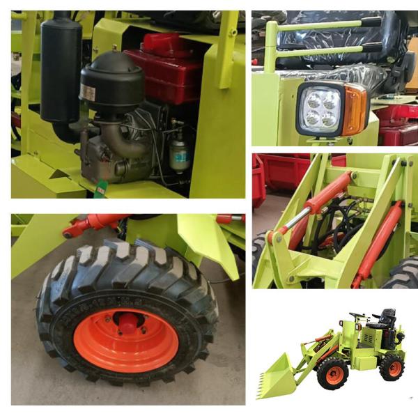 High Strength Electric Starter Diesel Small Wheel Loader HTML18