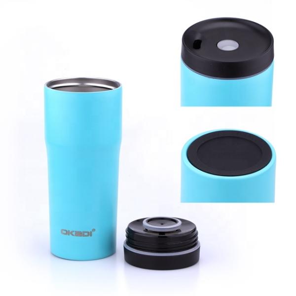 Customized 16 OZ Wholesale Printable Stainless Steel Mugs Metal Travel Cup For Coffee and Beer