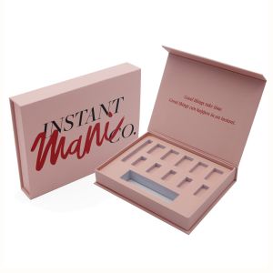 Custom Magnetic Nail Tip Box False Press On Nails Custom Box Cheap Packaging