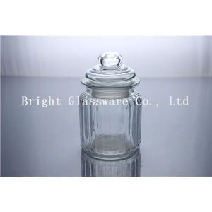 China Nice design luxury candy jar, storage jar with lid on sale