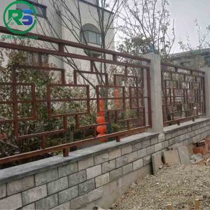 Residential Durable Contemporary Aluminum Fence PVDF Powder Coating Multiple