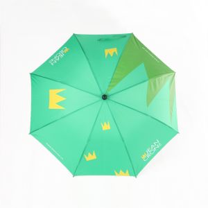 Curved Handle Promotional Gifts Umbrellas , Custom Printed Golf Umbrellas