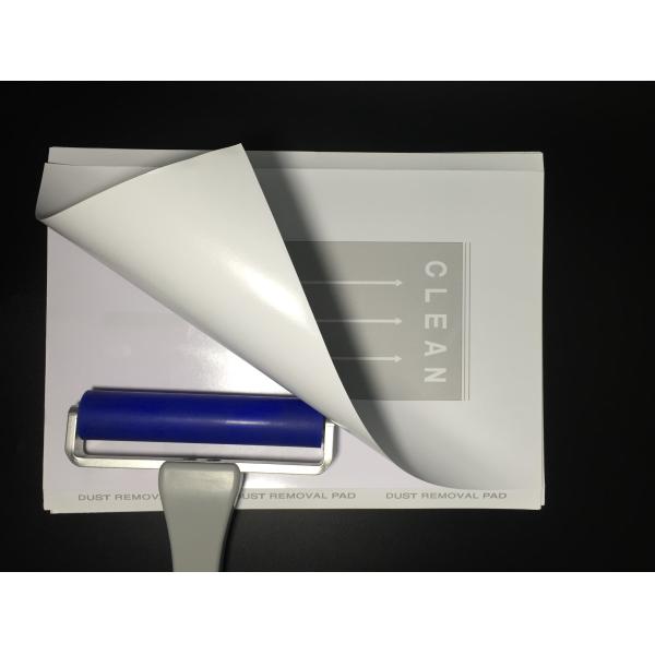 Non Toxic PVC Cleanroom Sticky Roller Dust Removal Pad Water Based Acrylic Adhesive