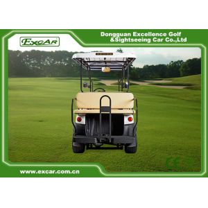 White Aluminum Trojan Battery Golf Cart 11 Seater / Mini Tour Bus