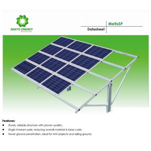 Solar Pole Mounting High Standards Solar Module Mounting Structure Q235 Steel