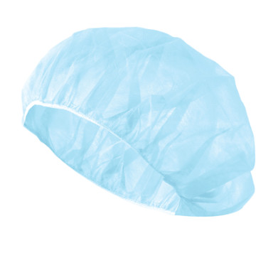 Buy Non Woven Disposable Head Covers Breathable With Elasticated Trim at wholesale prices