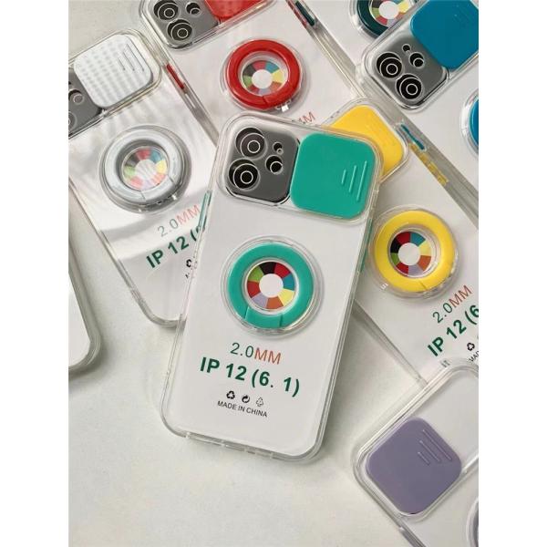 Anti Shock Camera Protection Finger Grip Phone Case For Iphone 11 12 Pro Max