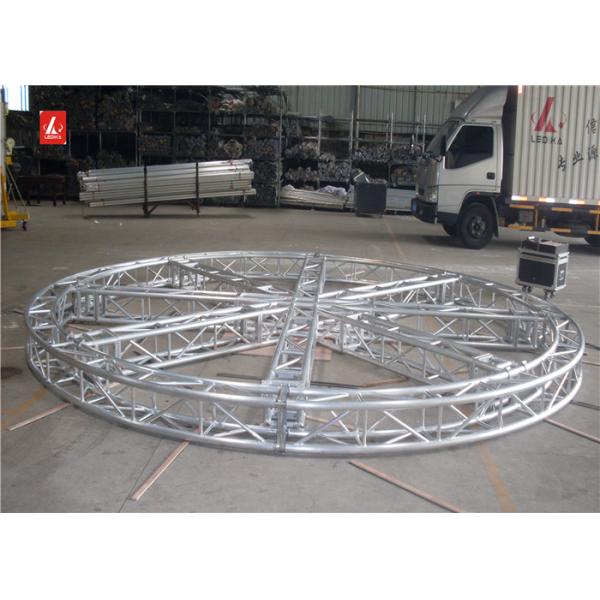 Square Silver 287 / 450 Stage Lighting Truss Aluminum 18m Span For Exhibition
