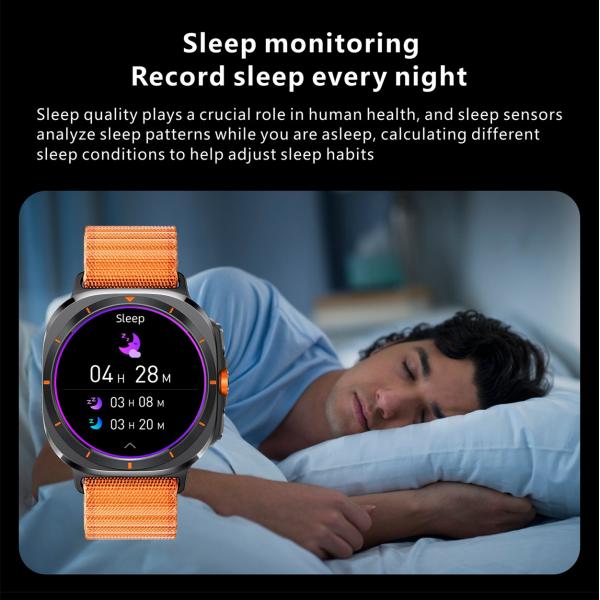 750MAh Battery New S7 Ultra Smartwatch Multi-Motion Compass Heart Rate Health Monitor