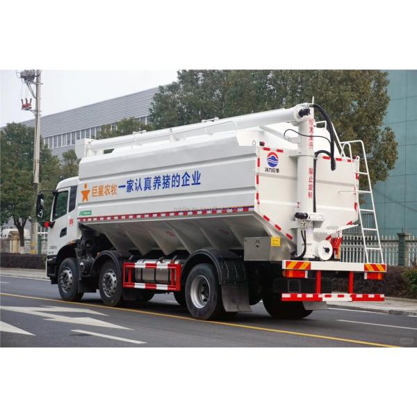 China Factory Customized DFAC DongFeng 6X2 Heavy Duty Livestock Animal Feed Poultry Bulk Feed Tank Truck