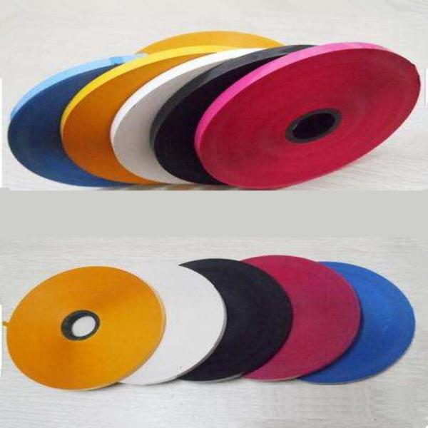 Factory Supply Meter hot stamping machine white black ribbon specification width 10mm 8mm PE pipe ribbon