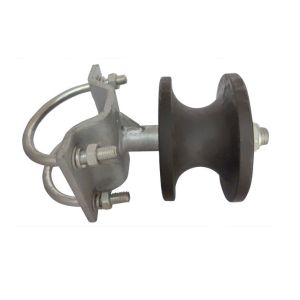 Quality Fence Gate Steel Nylon Cantilever Roller Nylon Round Groove 4'' for sale