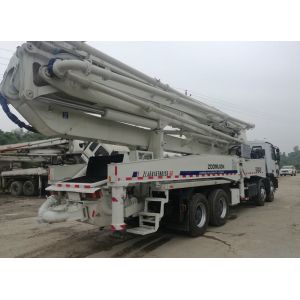 Zoomlion Boom Pump Truck 50 M Benz Used Concrete Pump Truck 300 Kw