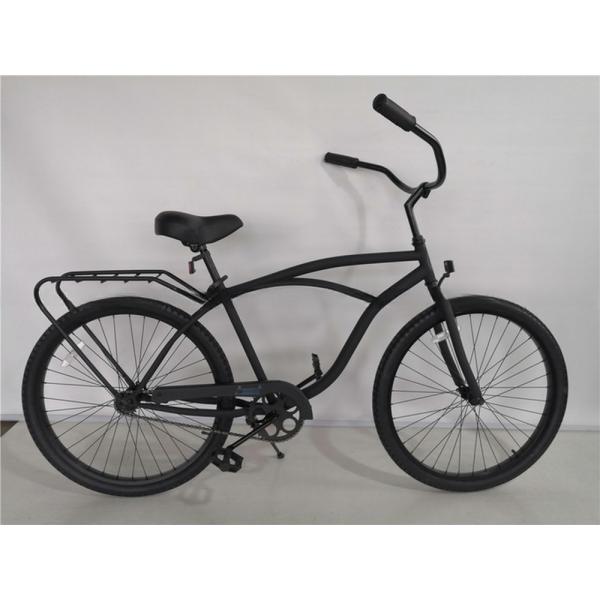 1.8m Length KMC Chain 26 White Wall Men's Bicycle Wheels for Custom Beach Cruiser Bike