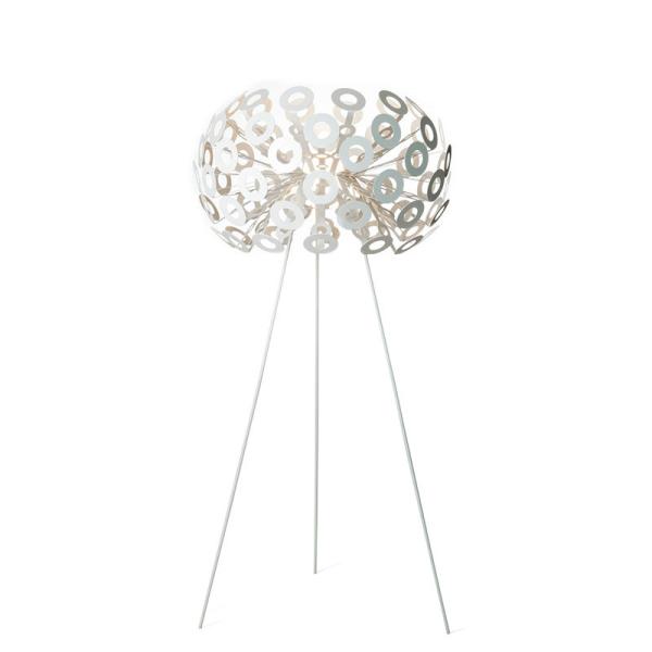 Modern Personality Floor Lights White Living Room Bedroom Study Dandelion Floor Lamp(WH-MFL-155)
