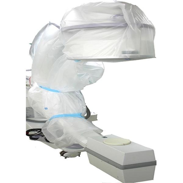 30 - 80 Microns Thickness C Arm Cover Drape Machine Protection Covers ISO13485