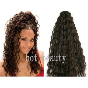 Deep Wave Indian Non Remy Human Hair Weaving Nautral Color OEM ODM