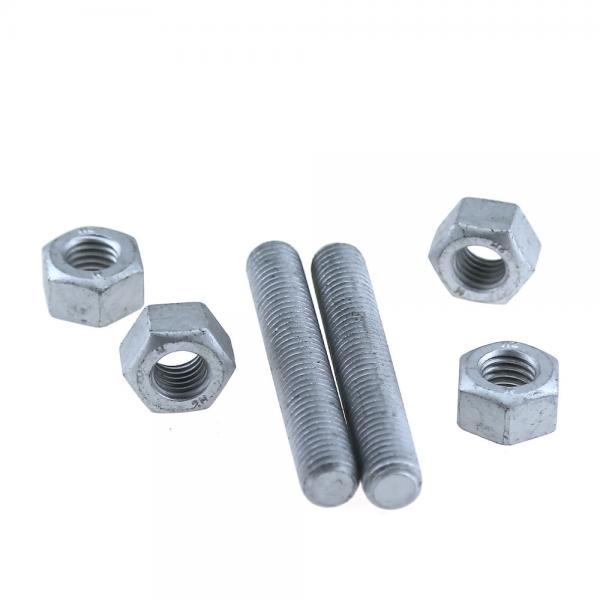 Buy White Hot Dipped Galvanized Threaded Rod 2Meter 3/8 ASTM Carbon Steel at wholesale prices