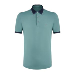 95% Polyester 5% Spandex Polo Shirt with Embroidered Logo Summer Ice Feeling 3