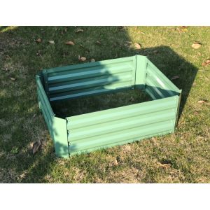 100x80x30cm Anti-Rusting Raised Metal Square Raised Garden Bed Kit