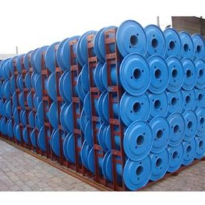 Double Layer High Speed Steel Bobbin Spool Cable Metal Drum